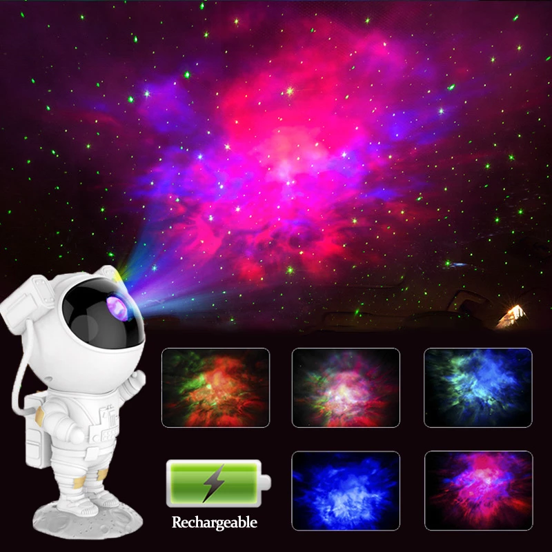 Astronaut Galaxy Star Projector Starry Sky Night Light with BT Speaker